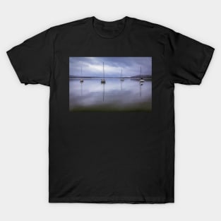 Boats in the mist T-Shirt